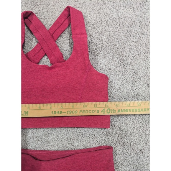 Interval Pink Leggings and Sports Bra Set Size Small - Picture 8 of 13